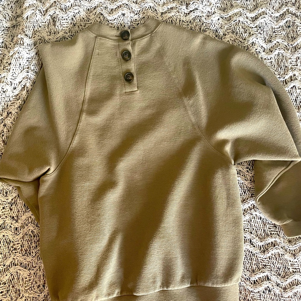 Madewell Button Back Mock Neck Top - image 6